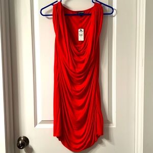 NWT Express Red Scoop Neck Shirt